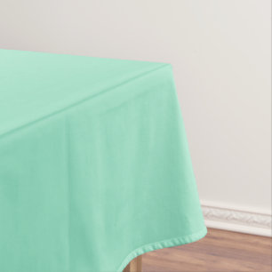 Custom Pastel Mint Solid Colour Minimalist     Tablecloth