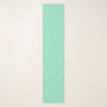 Custom Pastel Mint Solid Colour Minimalist Wedding Scarf<br><div class="desc">Loveable light spring mint pepermint colour. Minimalist simple modern trendy chic style pastel aestethic in mint solid colour. Mint home decor,  mint wedding decor aesthetic decor,  mint kitchen,  mint colour.</div>