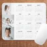 Custom Pastel Pink 2025 Calendar with Family Photo Mouse Mat<br><div class="desc">Add a personal touch to your workspace with this custom pastel pink 2025 calendar mouse pad featuring your favourite family photo. Combining functionality and sentimental value, this mouse pad includes a full-year calendar against a soft pastel pink background, complemented by your cherished photo. The smooth surface ensures excellent mouse performance,...</div>