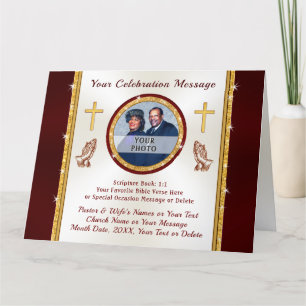 Custom, Pastoral Anniversary Cards or ANY OCCASION