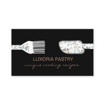 custom Pastry eucalyptus leaf spoon spatula rustic