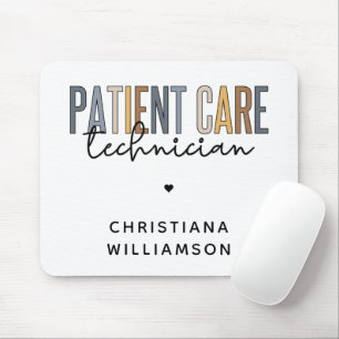 Custom Patient Care Technician PCT Gifts Mouse Mat