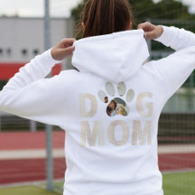 Custom Paw Photo gold Dog Mum