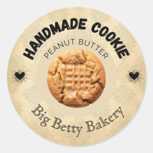 Custom Peanut Butter Cookie Labels