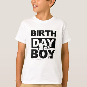 Custom Peanuts   Snoopy Birthday Boy T-Shirt
