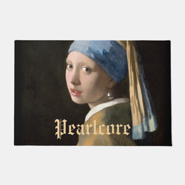 Custom Pearl Themed Party Doormat (Front)