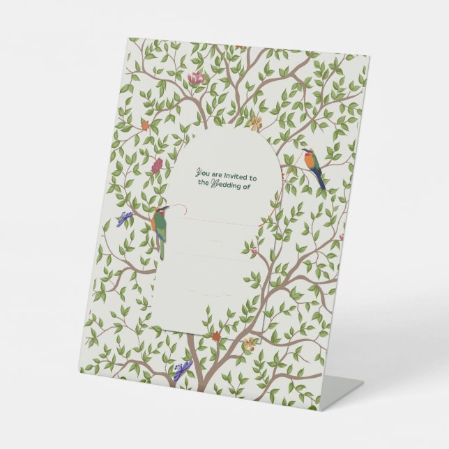 Custom Pedestal Sign | Wedding & Event Display |  (Front)