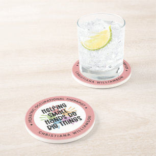 Custom Pediatric OT Occupational Therapist Gifts Coaster
