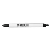 Custom pen with 2023 in Roman numerals