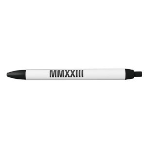 Custom pen with 2023 in Roman numerals