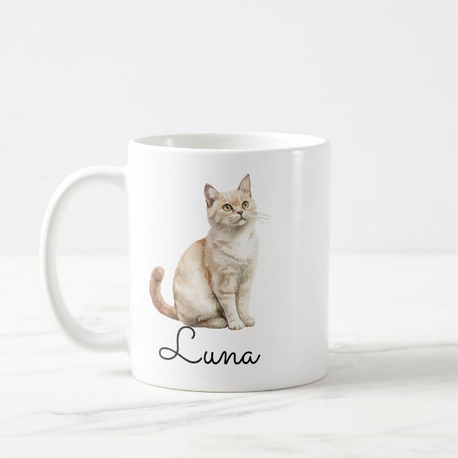 custom| Perfect for Cat on Cat day Coffee Mug (Left)