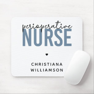 Custom Perioperative Nurse RN OR Nurse Gifts Mouse Mat