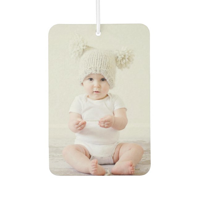 Custom personal photo car air freshener (Front)