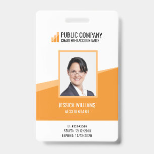 Custom Personal Photo Employee Staff ID Badge