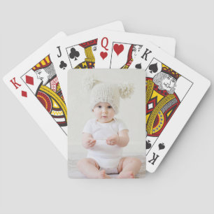 Custom personal photo playing cards