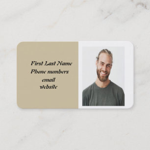 Custom Personal Photo Wolf Totem Business Card