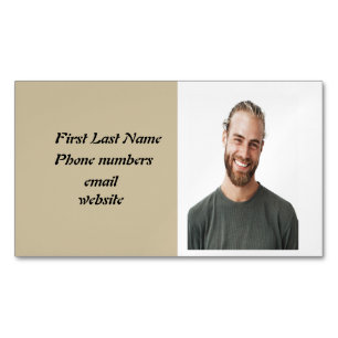 Custom Personal Photo Wolf Totem Business Card