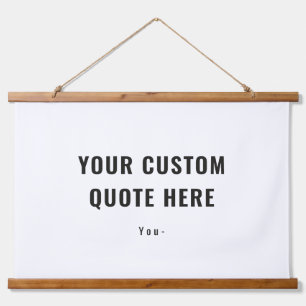 Custom Personal Quote or Saying Family Gift Idea Hanging Tapestry