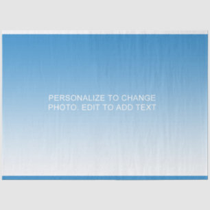 Custom Personalise Artwork Photo Add Name Text Tissue Paper