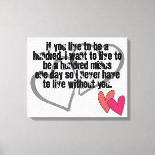 custom personalise do it yourself Anniversaries Canvas Print