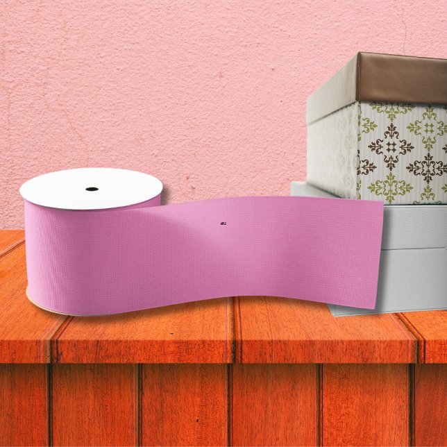 Custom Personalise Pink Artwork Photo Add Text 3" Grosgrain Ribbon (Custom Personalize Pink Artwork Photo Add Text 3" Grosgrain Ribbon)