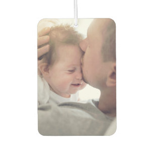 Custom Personalise Two Photo Car Air Freshener