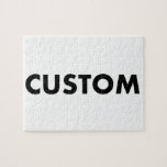 Custom Personalised 110 Piece 8" x 10" Landscape Jigsaw Puzzle<br><div class="desc">Make, design, create your own custom Jigsaw Puzzle (110 Piece) 8" x 10", landscape orientated. Gift box included with custom jigsaw design printed on top. Personalised jigsaw puzzle for birthday, Christmas gifts, and for friends and family who would love a personalised jigsaw puzzle of a photograph or picture that really...</div>