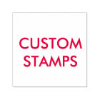 Custom Personalised 1.5" x 1.5" Self-inking Stamp