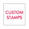 Custom Personalised 1.5" x 1.5" Self-inking Stamp