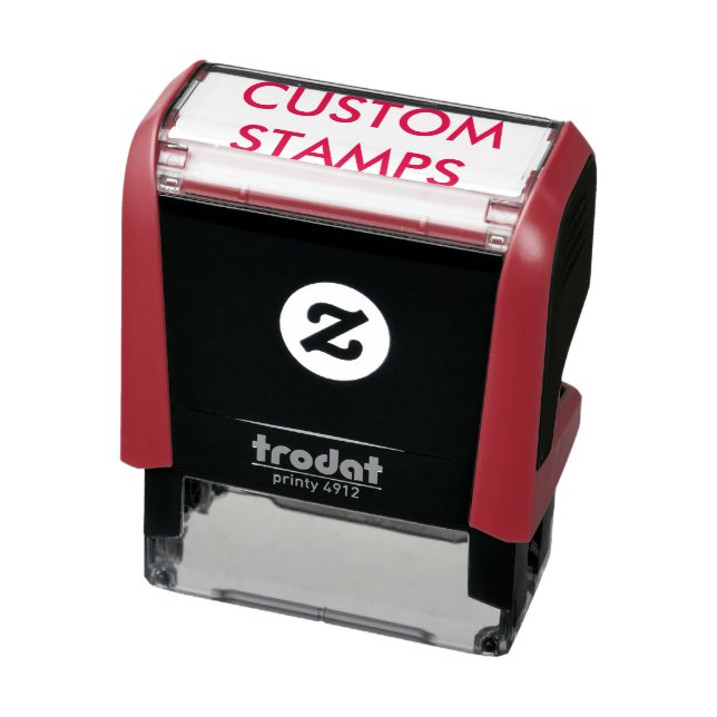 Custom Personalised 1.8" x 0.65" Self-inking Stamp (Product)