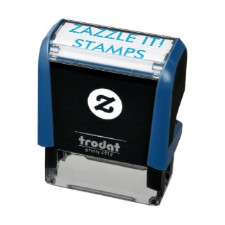 Custom Personalised 1.8" x 0.65" Self-inking Stamp