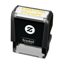 Custom Personalised 1.8" x 0.65" Self-inking Stamp