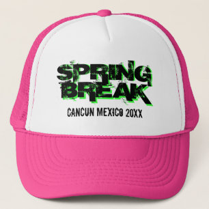 Custom personalised 2021 Spring Break party Trucker Hat