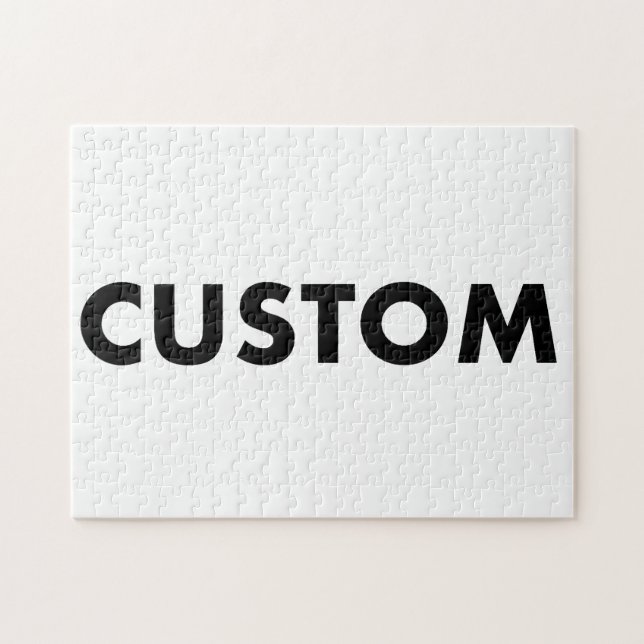 Custom Personalised 252 Piece 11" x 14" Landscape Jigsaw Puzzle (Horizontal)