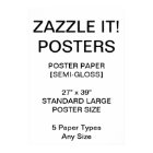 Custom Personalised 27"x39" Semi-Gloss Poster