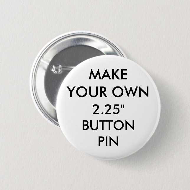 Custom Personalised 2.25" Standard Button Badge (Front & Back)