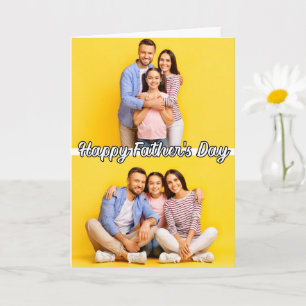 Custom Personalised 2-photos Template Father's Day