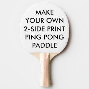 Custom Personalised 2-Sided Print Ping Pong Paddle