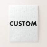 Custom Personalised 30 Piece 14" x 11" Portrait Jigsaw Puzzle<br><div class="desc">Make, design, create your own custom Jigsaw Puzzle (30 Piece) 14" x 11", portrait orientated. Kids jigsaw puzzle with larger pieces. Gift box included with custom jigsaw design printed on top. Personalised jigsaw puzzle for birthday, Christmas gifts, and for friends and family who would love a personalised jigsaw puzzle of...</div>