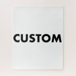 Custom Personalised 520 Piece 20" x 16" Portrait Jigsaw Puzzle<br><div class="desc">Make, design, create your own custom Jigsaw Puzzle (520 Piece) 20" x 16", portrait orientated. Gift box included with custom jigsaw design printed on top. Personalised jigsaw puzzle for birthday, Christmas gifts, and for friends and family who would love a personalised jigsaw puzzle of a photograph or picture that really...</div>