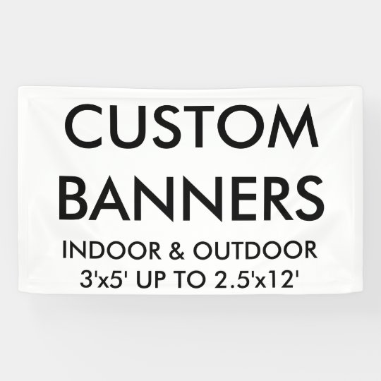 Custom Personalised 5'x3' Banner Blank Template