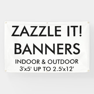 Custom Personalised 5'x3' Banner Blank Template