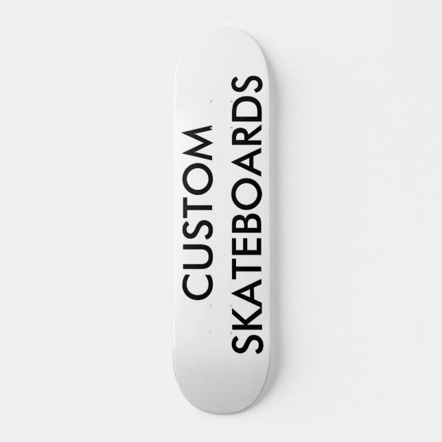 Custom Personalised 7¾" Comp Skateboard Deck (Front)