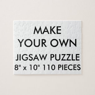 Custom Personalised 8"x10" Jigsaw Puzzle 110 Pc.