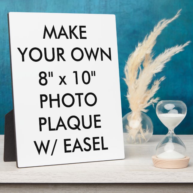 Custom Personalised 8" x 10" Photo Plaque (Side)