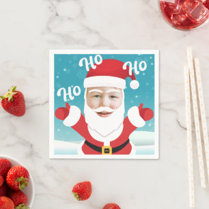 Custom Personalised Add your Own Photo Christmas Napkin