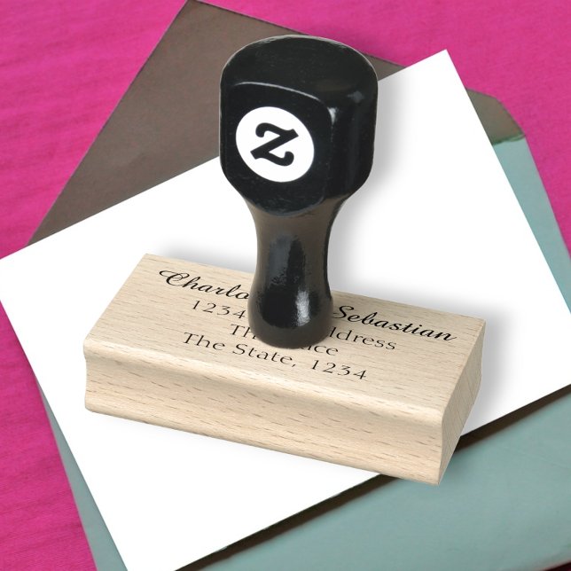 Custom Personalised Address Rubber Stamp (Creator Uploaded)
