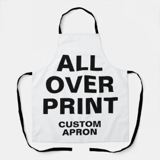 Custom Personalised All Over Print Apron