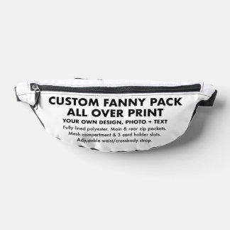 Custom personalised All Over Print Fanny Pack
