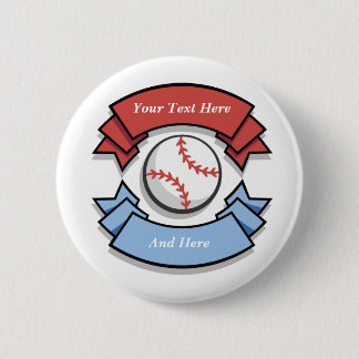 Custom Personalised Baseball Buttons
